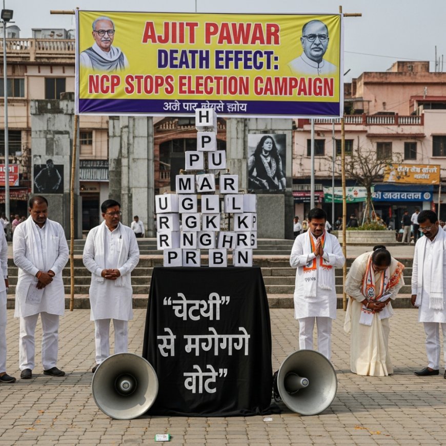 Ajit Pawar Death Effect: NCP ने रोका चुनाव प्रचार, अब लाउडस्पीकर नहीं, सिर्फ 'चिट्ठी' से मांगेंगे वोट