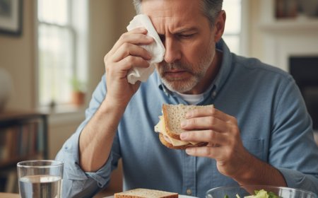 Sweating While Eating: खाना खाते समय पसीना आना हो सकता है खतरनाक, Doctor ने दी चेतावनी