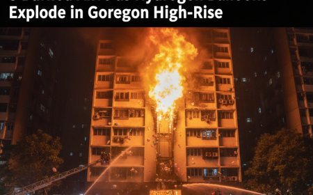 Mumbai Lift Horror: 3 Burned Alive as Hydrogen Balloons Explode in Goregaon High-Rise