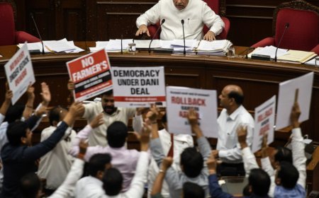 PM Modi Speech Skipped in Lok Sabha: President's Address Motion Passed Amid Opposition Uproar