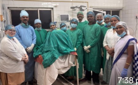 भव्य लॅप्रोस्कोपिक स्त्री नसबंदी शस्त्रक्रिया शिबिर संपन्न