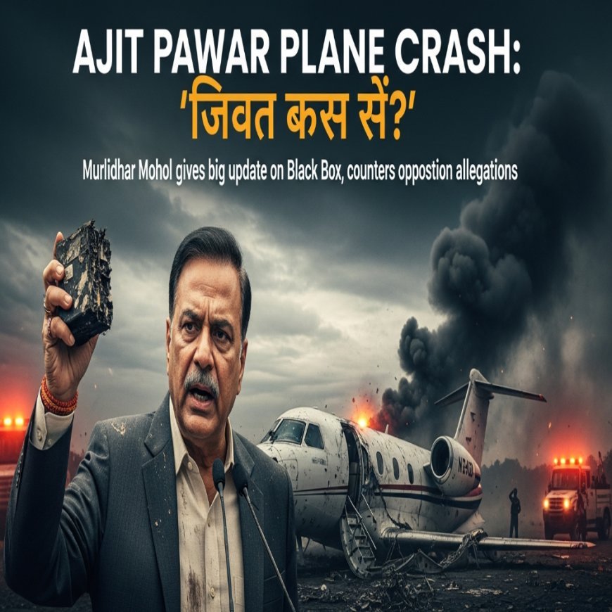 Ajit Pawar Plane Crash: 'हादसा या साजिश?' Murlidhar Mohol ने दिया Black Box पर बड़ा अपडेट, विपक्ष के आरोपों पर पलटवार