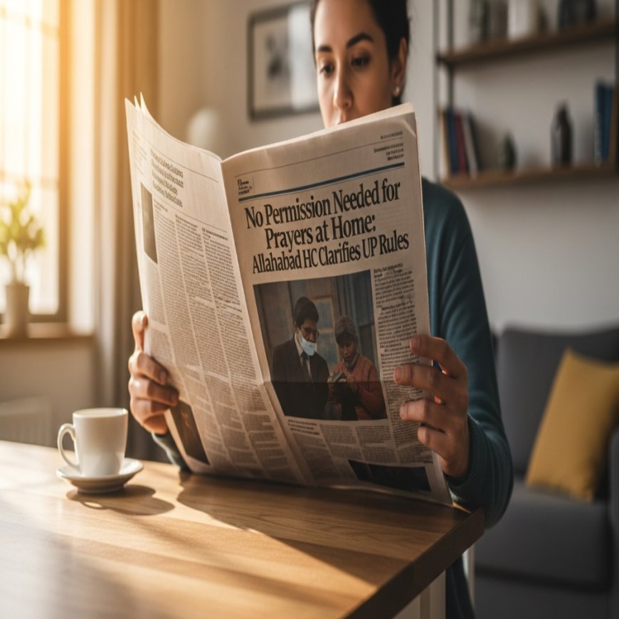 No Permission Needed for Prayers at Home: Allahabad HC Clarifies UP Rules