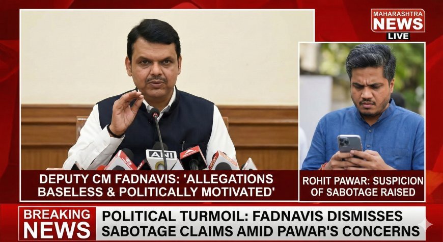 अजित पवार की विमान घटना पर रोहित पवार को शक, फडणवीस बोले...