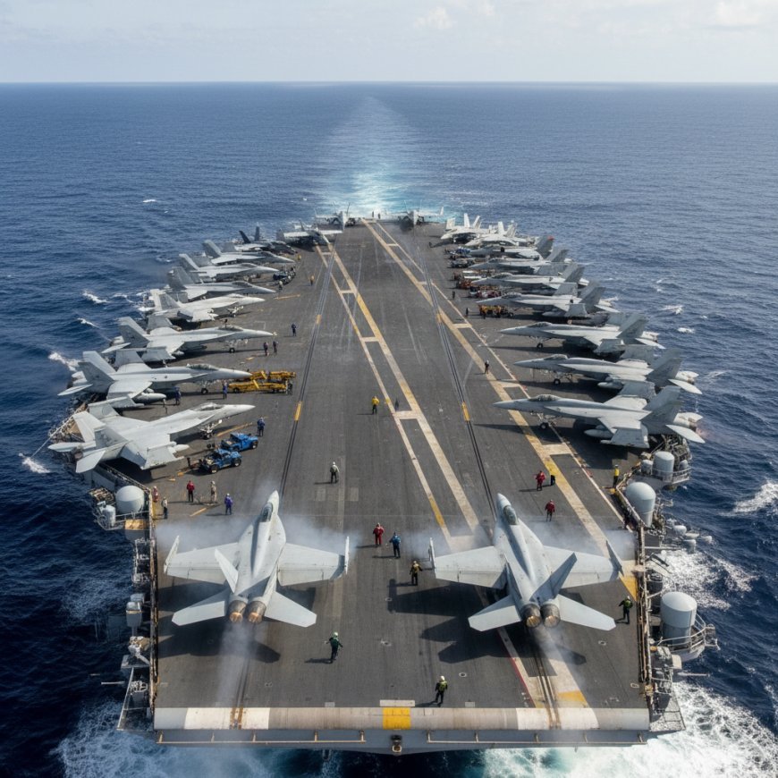 ट्रंप ने भेजा दुनिया का सबसे बड़ा युद्धपोत, मिडिल-ईस्ट में क्यों अहम है तैनाती?