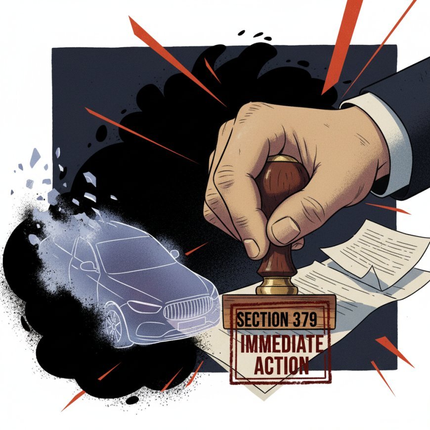 कार चोरी: तुरंत FIR दर्ज करें, पुलिस इंतजार के लिए नहीं कह सकती