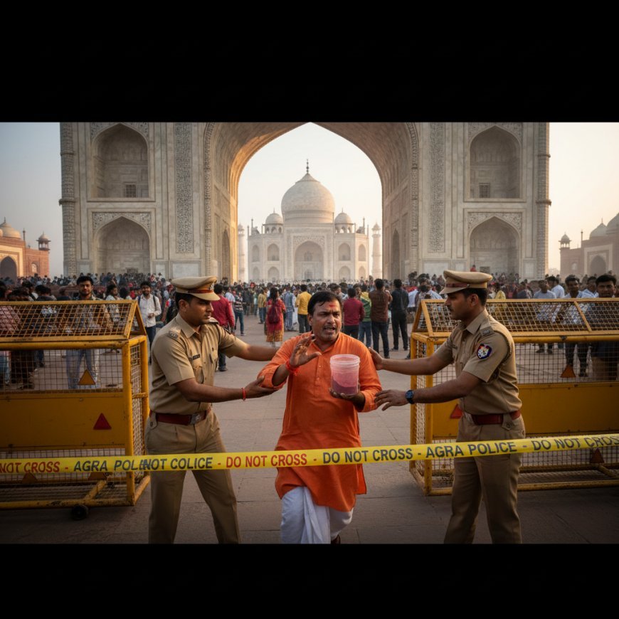 Taj Mahal Cow Urine 'Purification' Bid Fails; Leader Detained