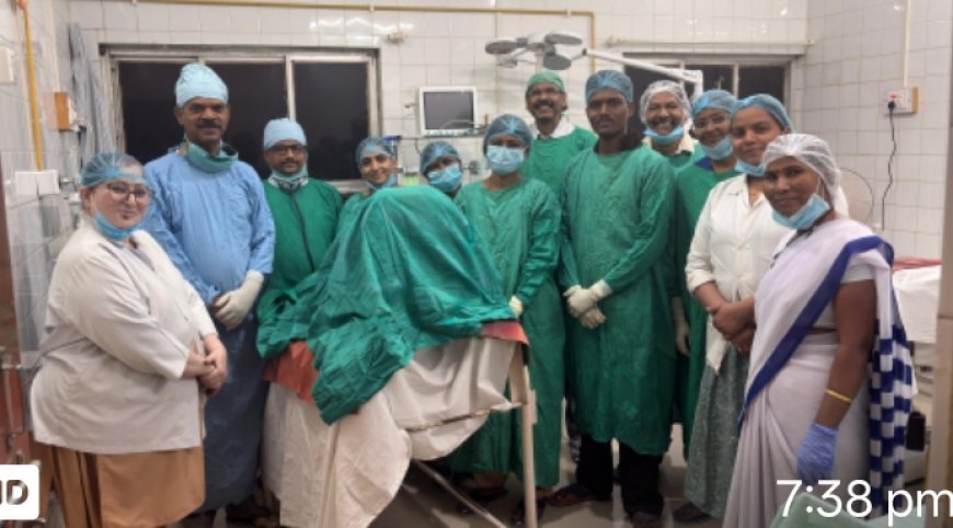 भव्य लॅप्रोस्कोपिक स्त्री नसबंदी शस्त्रक्रिया शिबिर संपन्न