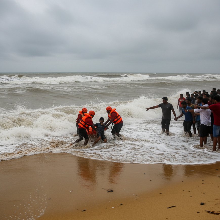 चेन्नई गोल्डन बीच दुर्घटना: महाराष्ट्र के छात्रों की दुखद मौत, 15 फुट ऊंची लहरों ने ली जान