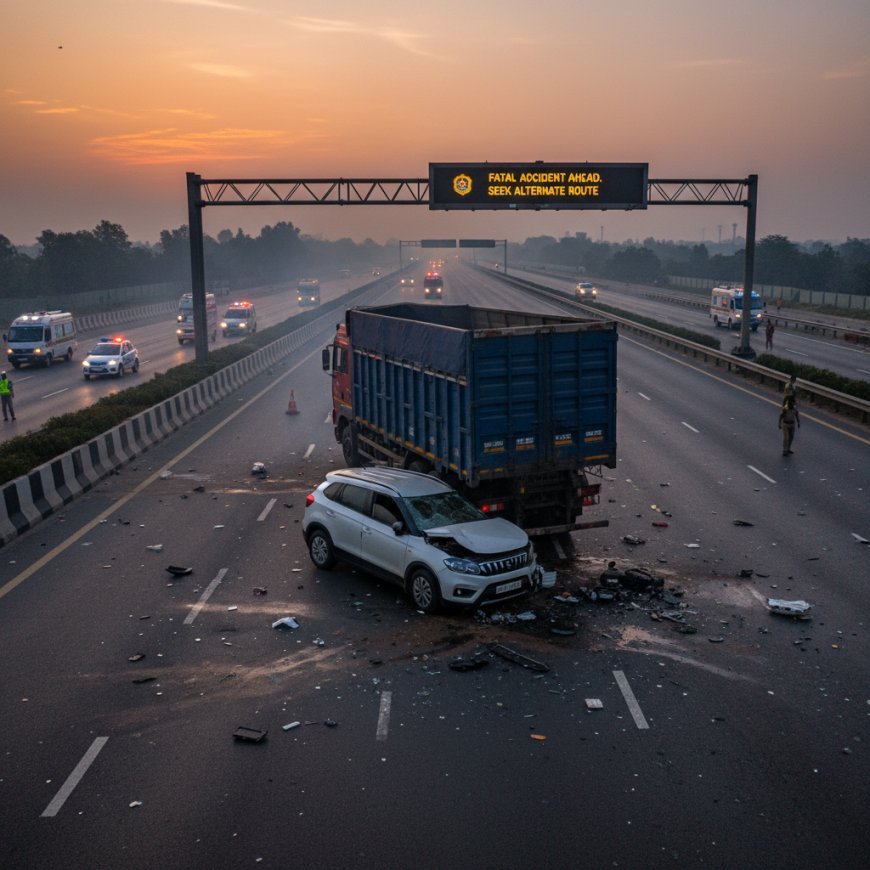 महाकाल दर्शन से लौट रहे यूपी के 4 दोस्तों की कोटा में दर्दनाक मौत