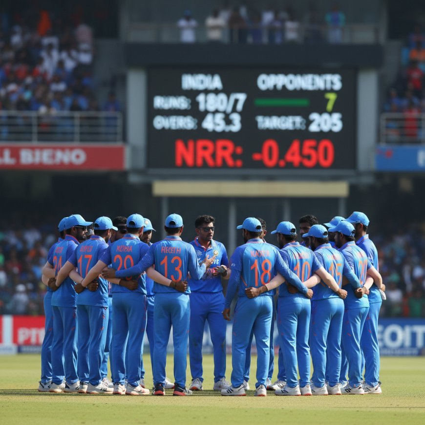 T20 WC 2026: India's NRR Crisis, Chase Target in 11 Overs?