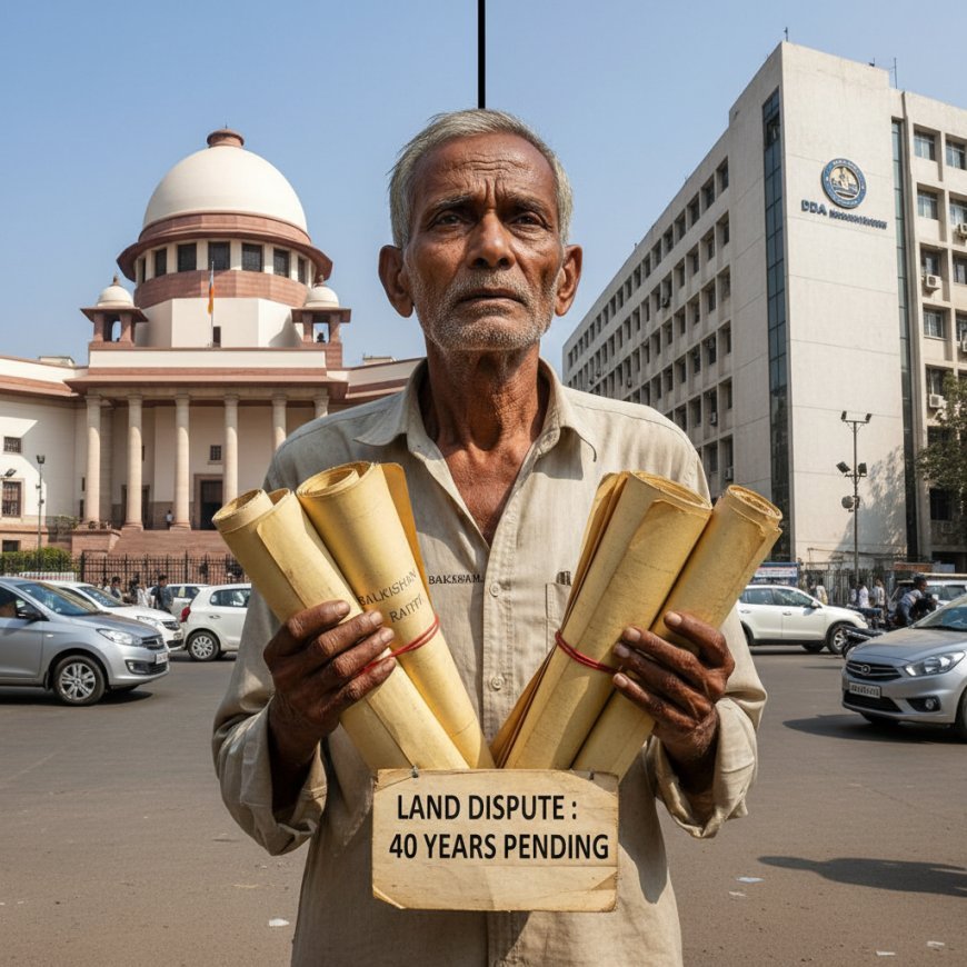 DDA ने 40 साल पुराना ज़मीन विवाद फिर खोला: SC, दक्षिण दिल्ली