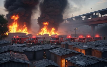 Delhi Rithala Fire: रिठाला मेट्रो स्टेशन के पास 80 झुग्गियां जलकर खाक, मची अफरा-तफरी