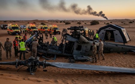 कतर में सैन्य हेलीकॉप्टर क्रैश: युद्ध के बीच बड़ा हादसा, 7 की मौत