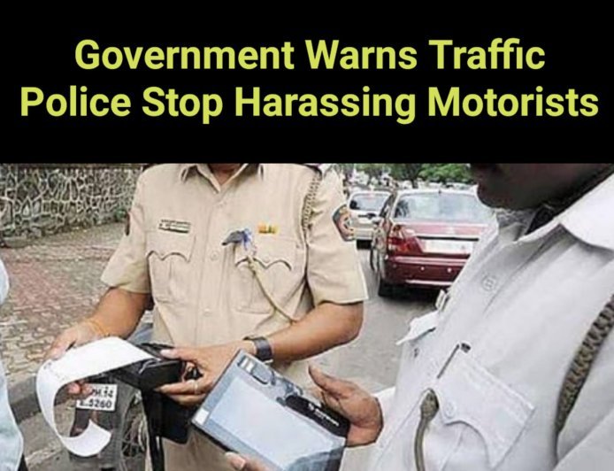 Government Cracks Down on Traffic Police High-Handedness Over Pending E-Challans