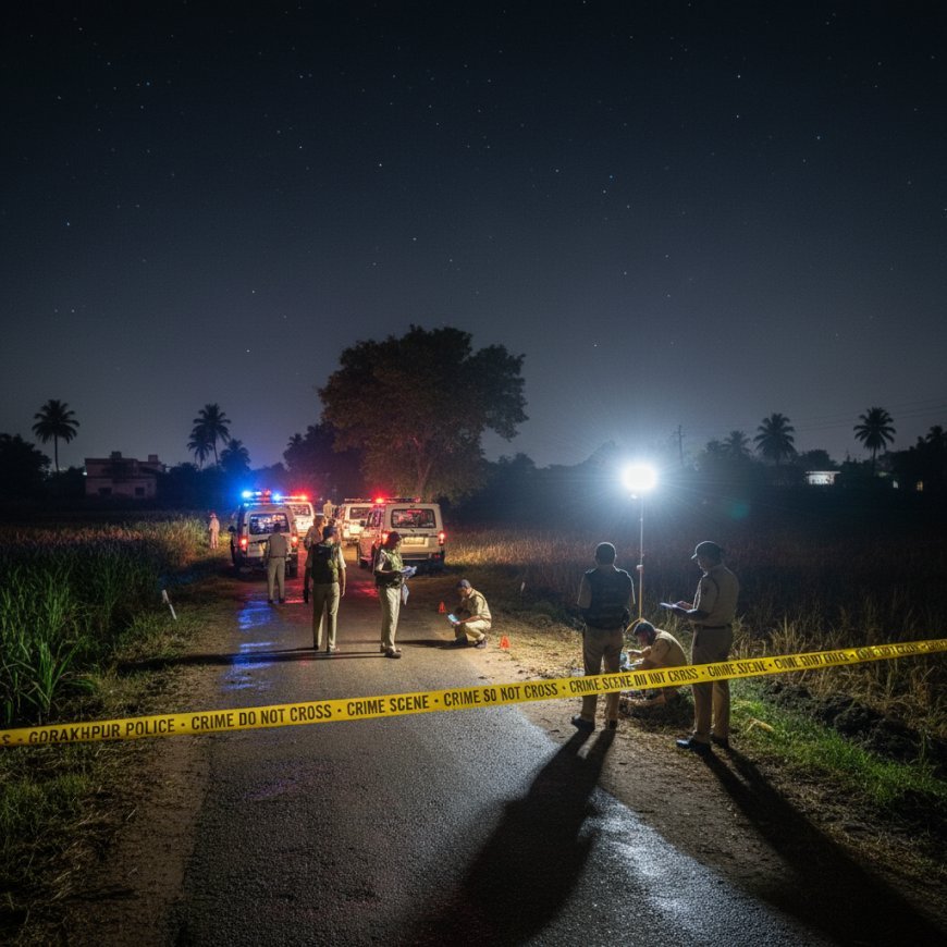 गोरखपुर: आधी रात को सनका पति, कुल्हाड़ी-फावड़े से पत्नी की बोटी-बोटी कर डाला, अवैध संबंधों का था शक