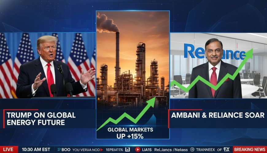 ट्रंप का दावा: अंबानी अमेरिका में बनाएंगे $300B की रिफाइनरी