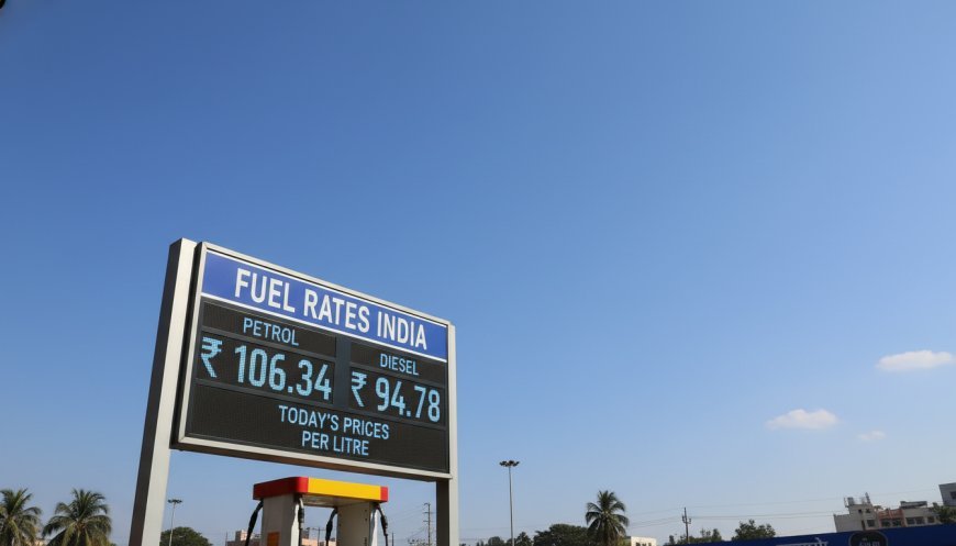 पेट्रोल डीजल रेट: उत्पाद शुल्क और आज की कीमतें
