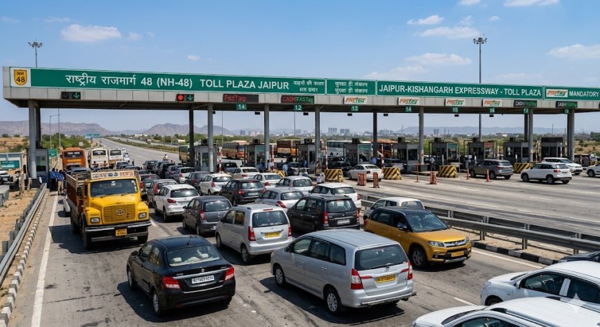 जयपुर हाईवे टोल टैक्स में बढ़ोतरी: 1 अप्रैल से महंगा होगा सफर