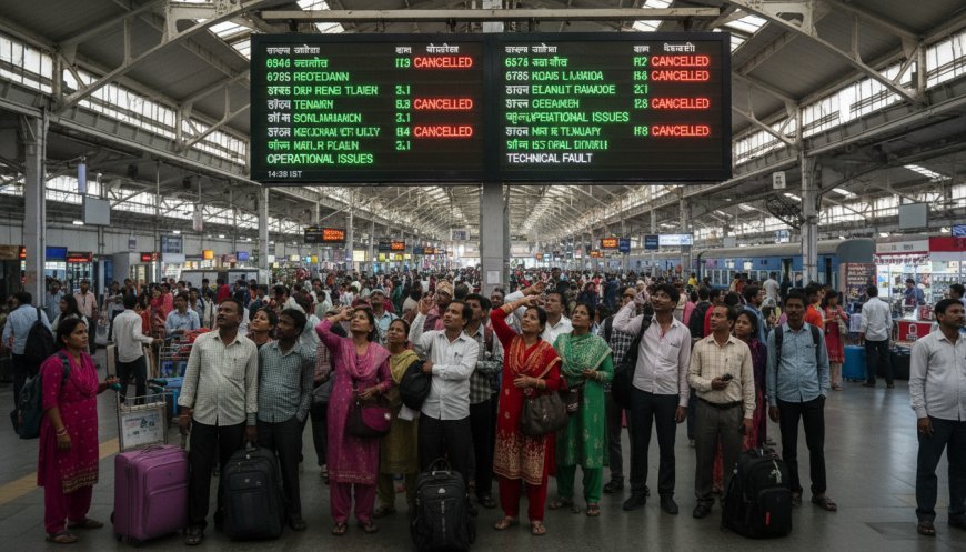 2 अप्रैल से 40 दिनों तक ट्रेनें रद्द: कानपुर-उन्नाव रूट पर बड़ा रेल ब्लॉक