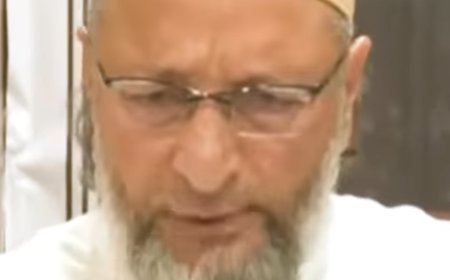 Asaduddin Owaisi Slams Gujarat's UCC Bill, Calls it Unconstitutional and Violative of Muslim Rights.Asaduddin Owaisi Slams Gujarat's UCC Bill, Calls it Unconstitutional and Violative of Muslim Rights.
