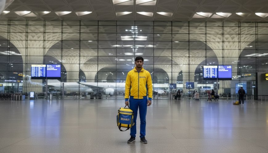 Blinkit Launches Delivery Inside Mumbai Airport Terminals