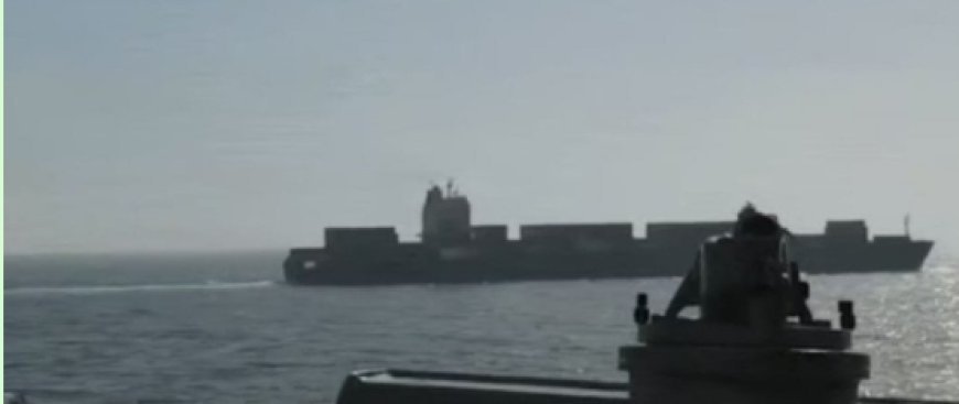 Commercial Ship Reportedly Fired Upon by IRGC in Strait of Hormuz; US Navy Intervenes.