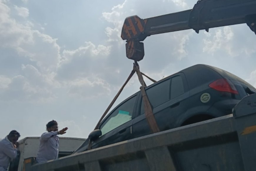 बेवारस वाहनांविरुद्ध मनपाची कारवाई सुरूच; 08 वाहने जप्त, 07 ला स्पॉट फाइन.