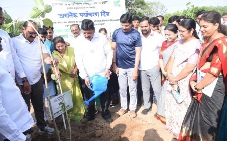 "Plant and Nurture Trees; Every Citizen Should Take Responsibility for One Tree for a Year" – Mayor Samir Rajurkar.