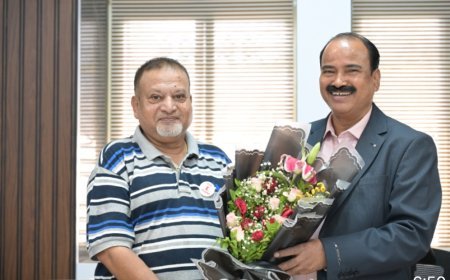 A beautiful confluence of struggle, dedication, affection, and service is Dr. Shivaji Sukre Sir- Er.M.A.Shakeel.