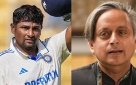 Tharoor Slams Selectors for Snubbing Sarfaraz Khan From India A Squad for Sri Lanka Tour.