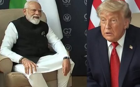 PM Modi One of the Toughest Negotiators in Global Politics': Trump Praises Indian PM at G7 Summit.