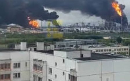 Ukraine Launches Largest Drone Attack on Russia: Over 1,000 Drones Target Moscow, Oil Depot Destroyed.
