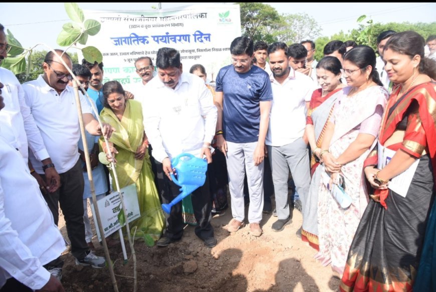 "Plant and Nurture Trees; Every Citizen Should Take Responsibility for One Tree for a Year" – Mayor Samir Rajurkar.