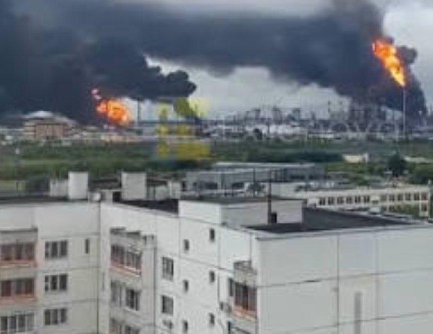 Ukraine Launches Largest Drone Attack on Russia: Over 1,000 Drones Target Moscow, Oil Depot Destroyed.