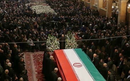 Iran Bids Final Farewell to Ayatollah Ali Khamenei in Emotional Tehran Ceremony.