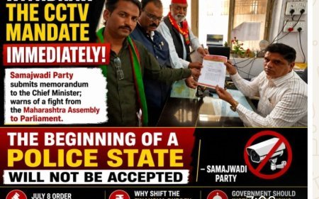CCTV Mandate Must Be Withdrawn Immediately, Says Samajwadi Party; Warns Against "Police State", Announces Fight from Assembly to Parliament.