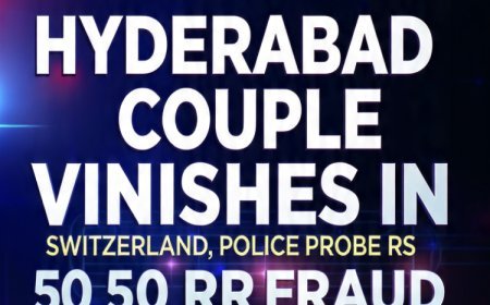 HYDERABAD COUPLE VANISHES IN SWITZERLAND, POLICE PROBE RS 50 CRORE INVESTOR FRAUD ANGLE.