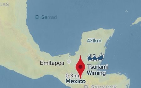 7.3-Magnitude Earthquake Strikes Off Mexico Coast, Tsunami Warning Issued For Pacific".