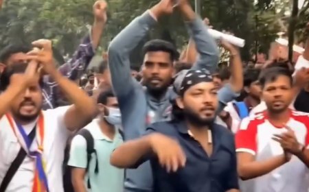 Delhi On Edge: CJP Protesters Clash With Police, Threaten to Raze Parliament Over NEET Paper Leak".