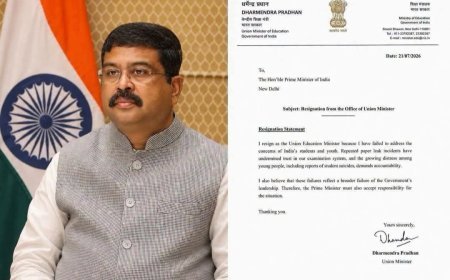 "Fake Resignation Letter Of Dharmendra Pradhan Goes Viral, Govt Says He Will Continue".