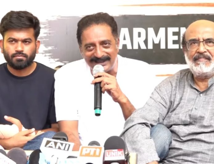 Make In India" vs "Leak In India": Prakash Raj's Political Jab Sparks Debate Online.