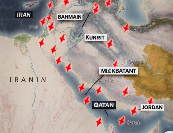MIDDLE EAST ON EDGE: IRAN LAUNCHES RETALIATORY STRIKES AFTER US ATTACKS, FEARS OF WIDER WAR GROW.