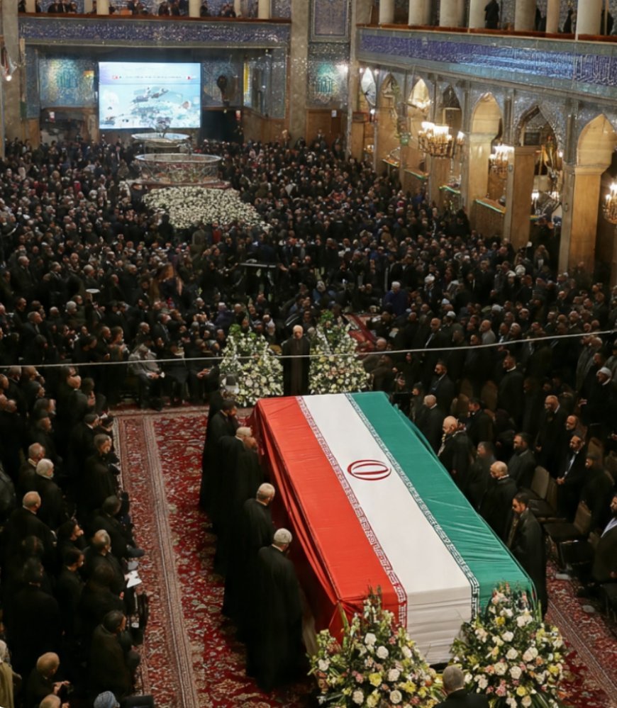 Iran Bids Final Farewell to Ayatollah Ali Khamenei in Emotional Tehran Ceremony.