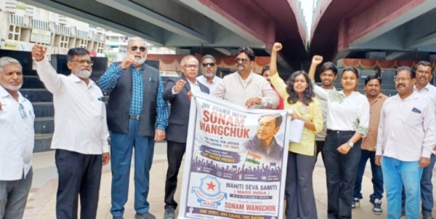 MASS INDIA Backs Sonam Wangchuk, Demands Minister's Resignation.