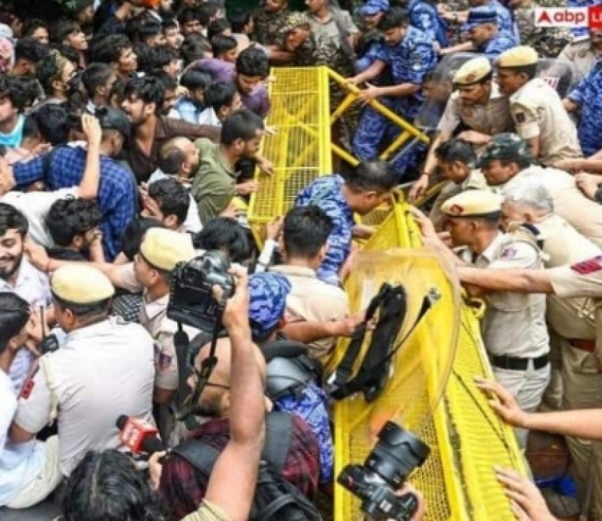 Tension at Jantar Mantar: CJP Protesters Clash With Police, Media Personnel Allegedly Assaulted".