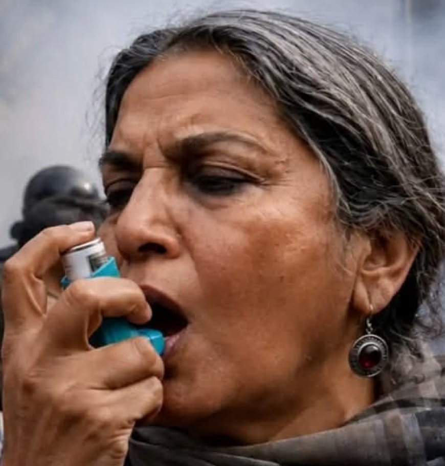"Shabana Azmi's Asthma Attack During Student Protest Sparks Debate on Use of Force".