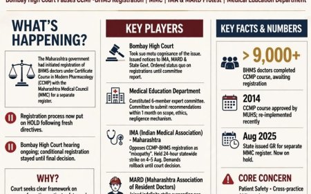 Maharashtra Govt Halts BHMS Doctors' Registration in MMC After IMA and MARD Threaten Statewide Strike