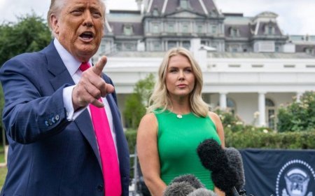 Trump Puts Karoline Leavitt In Spotlight With Praise And Jokes