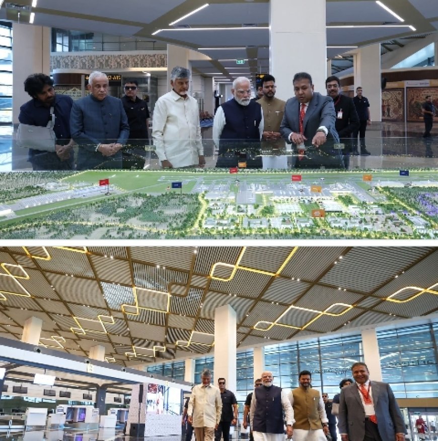"PM Modi Inaugurates Alluri Sitarama Raju International Airport At Bhogapuram"